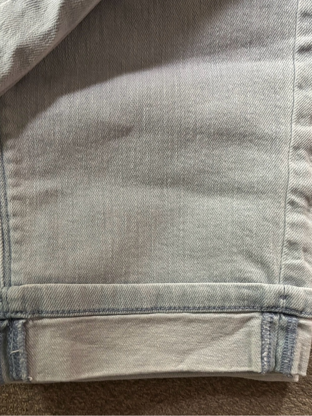 J. Jill Light Blue Cropped Straight Jeans - Picture 7 of 9